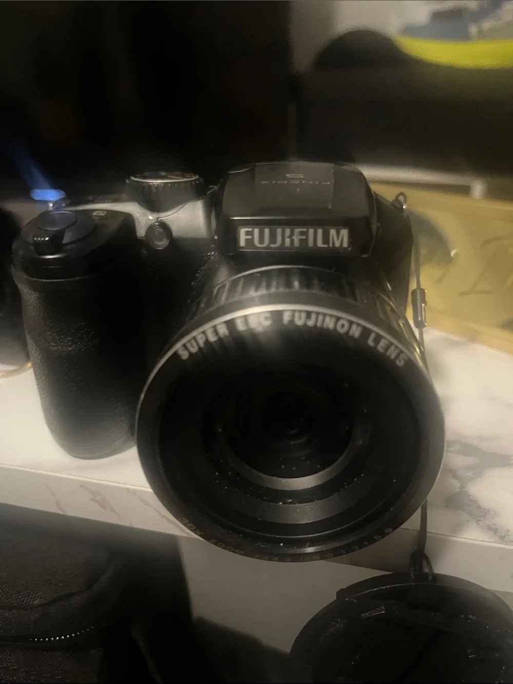 Fujifilm Black Digital Camera with Fujinon Lens